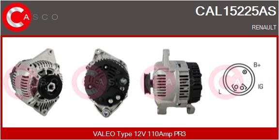 CASCO Generaator CAL15225AS