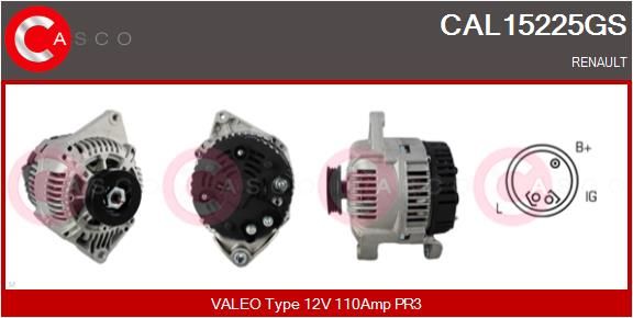 CASCO Generaator CAL15225GS