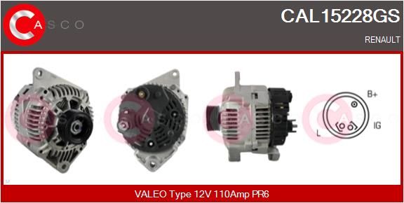 CASCO Generaator CAL15228GS