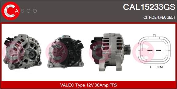 CASCO Generaator CAL15233GS