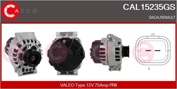CASCO Generaator CAL15235GS