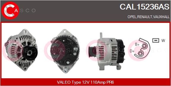 CASCO Generaator CAL15236AS