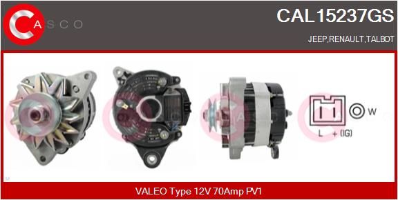 CASCO Generaator CAL15237GS
