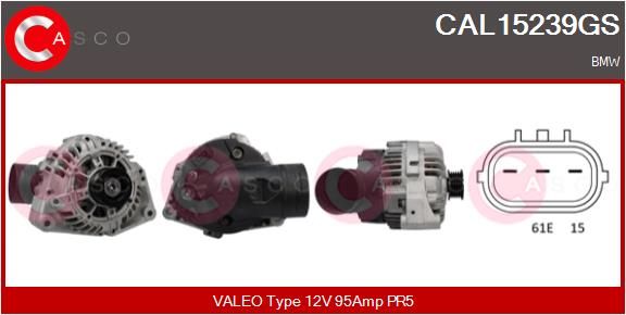 CASCO Generaator CAL15239GS