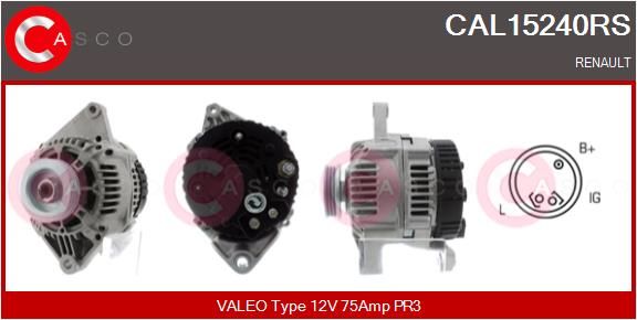 CASCO Generaator CAL15240RS