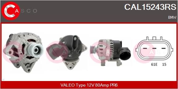 CASCO Generaator CAL15243RS