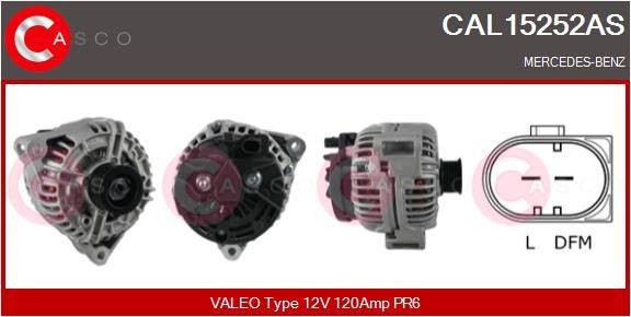 CASCO Generaator CAL15252AS