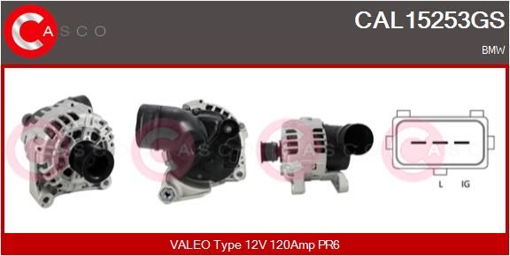 CASCO Generaator CAL15253GS