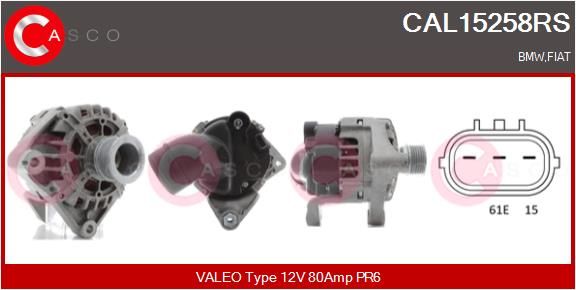 CASCO Generaator CAL15258RS