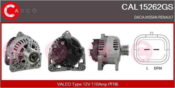 CASCO Generaator CAL15262GS
