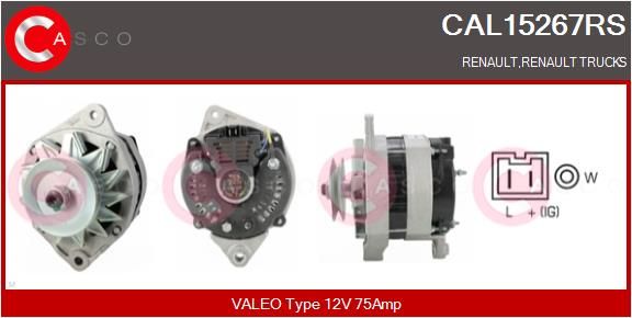 CASCO Generaator CAL15267RS