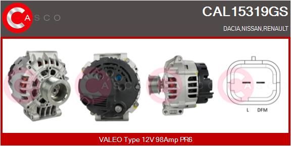 CASCO Generaator CAL15319GS