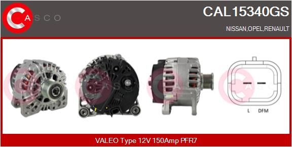 CASCO Generaator CAL15340GS
