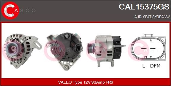CASCO Generaator CAL15375GS