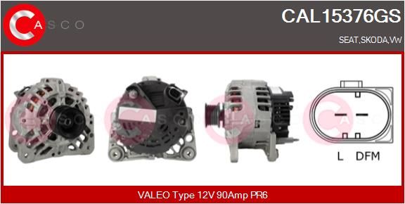 CASCO Generaator CAL15376GS