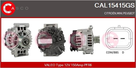 CASCO Generaator CAL15415GS