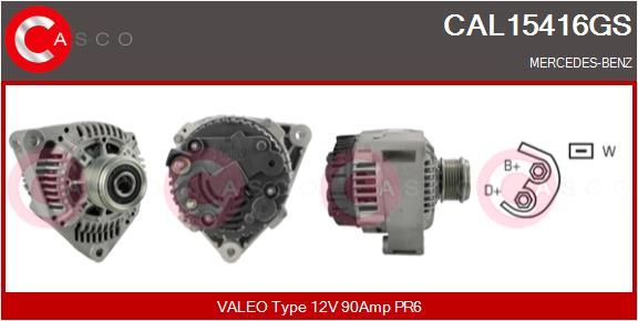 CASCO Generaator CAL15416GS