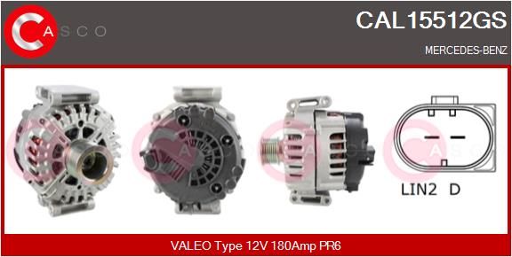 CASCO Generaator CAL15512GS