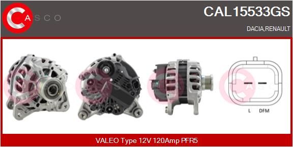CASCO Generaator CAL15533GS