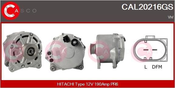 CASCO Generaator CAL20216GS