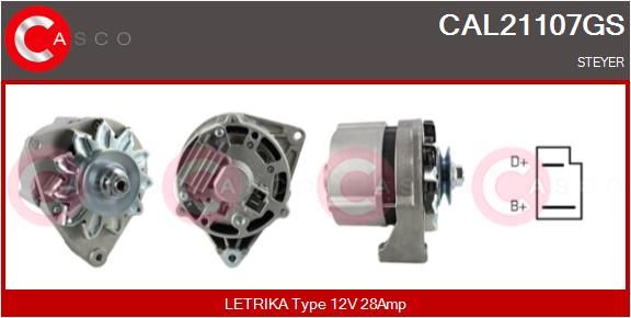 CASCO Генератор CAL21107GS