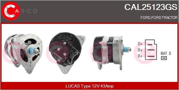 CASCO Generaator CAL25123GS