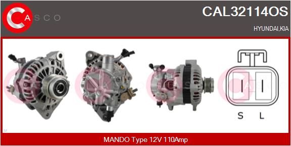 CASCO Generaator CAL32114OS
