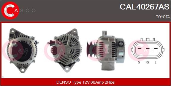 CASCO Generaator CAL40267AS