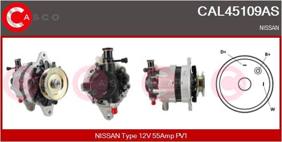 CASCO Generaator CAL45109AS
