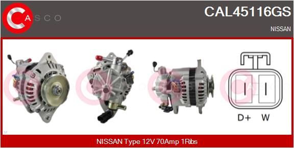 CASCO Generaator CAL45116GS