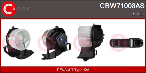 CASCO Вентилятор салона CBW71008AS