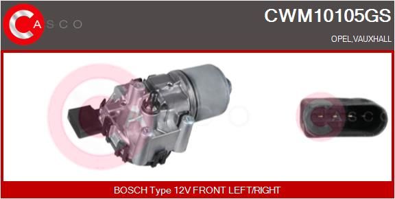 CASCO Двигатель стеклоочистителя CWM10105GS