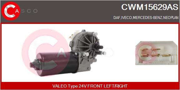 CASCO Двигатель стеклоочистителя CWM15629AS