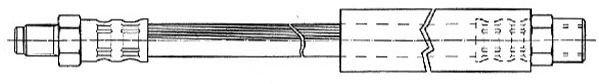 CEF Тормозной шланг 510000