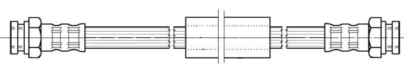 CEF Тормозной шланг 510024
