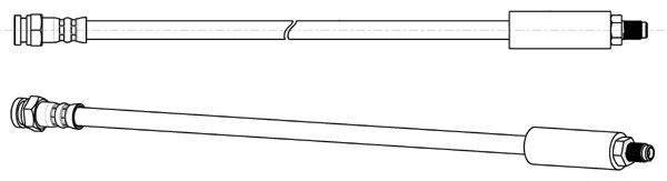 CEF Тормозной шланг 510230