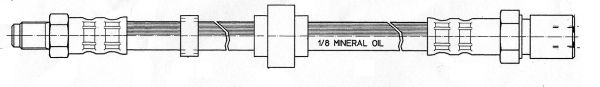 CEF Pidurivoolik 510711