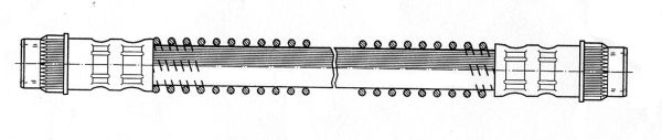 CEF Тормозной шланг 510992