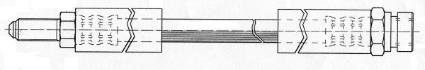 CEF Тормозной шланг 511083