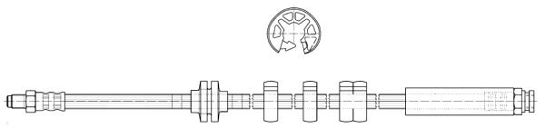 CEF Pidurivoolik 511664