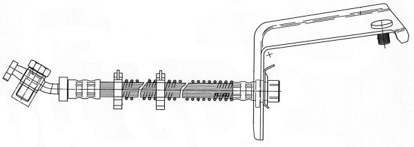 CEF Pidurivoolik 511918