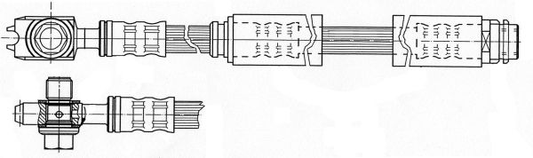 CEF Тормозной шланг 511924