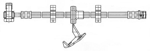 CEF Pidurivoolik 512262