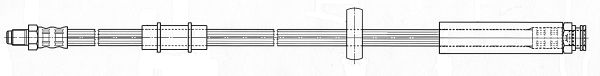CEF Тормозной шланг 512350