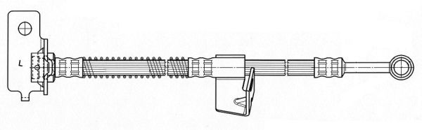 CEF Тормозной шланг 512425