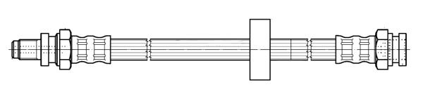 CEF Тормозной шланг 512524