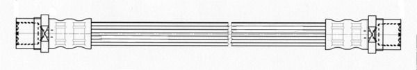 CEF Тормозной шланг 512527