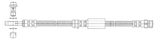 CEF Pidurivoolik 512557