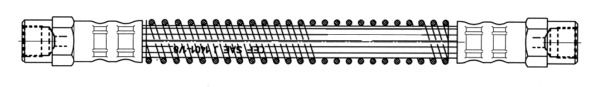 CEF Тормозной шланг 512562
