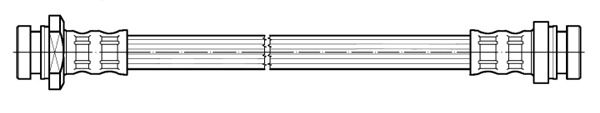 CEF Тормозной шланг 512606